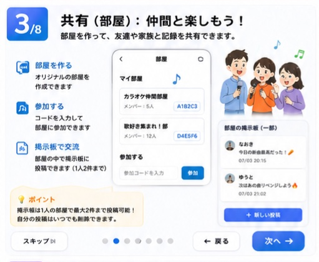からなおけバトル チュートリアル 3/8